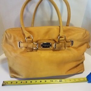 Michael Kors yellow leather bag